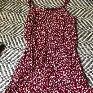 Forever 21 sun dress Burgundy-red color